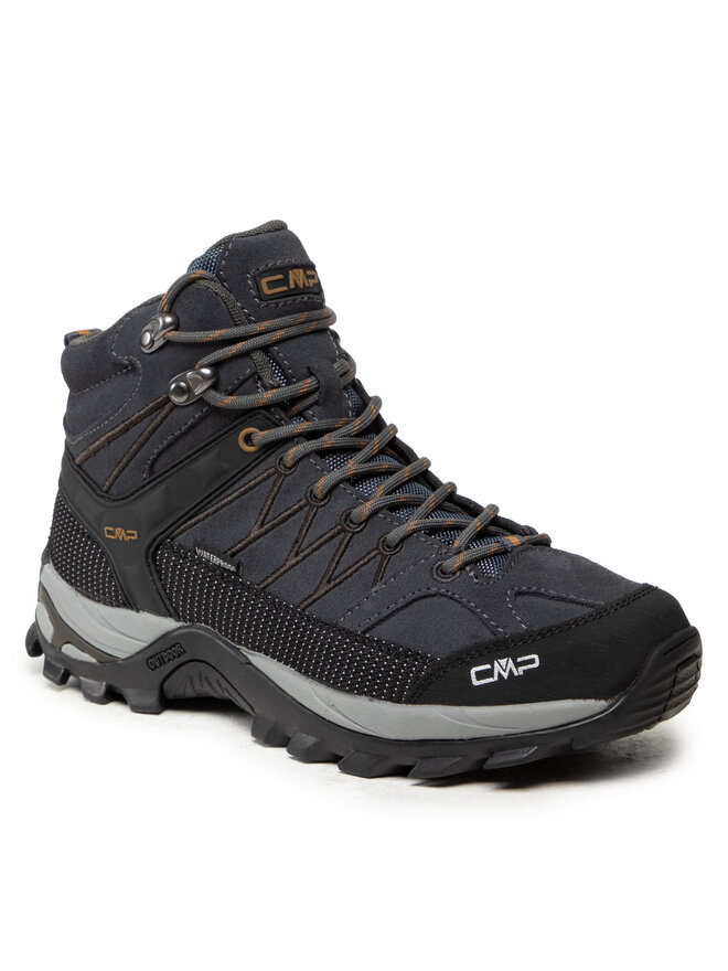 CMP Παπούτσια πεζοπορίας CMP Rigel Mid Trekking Shoe Wp 3Q12947 Γκρι