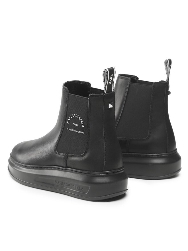 KARL LAGERFELD Μποτάκια με λάστιχο KARL LAGERFELD KL52541 Μαύρο