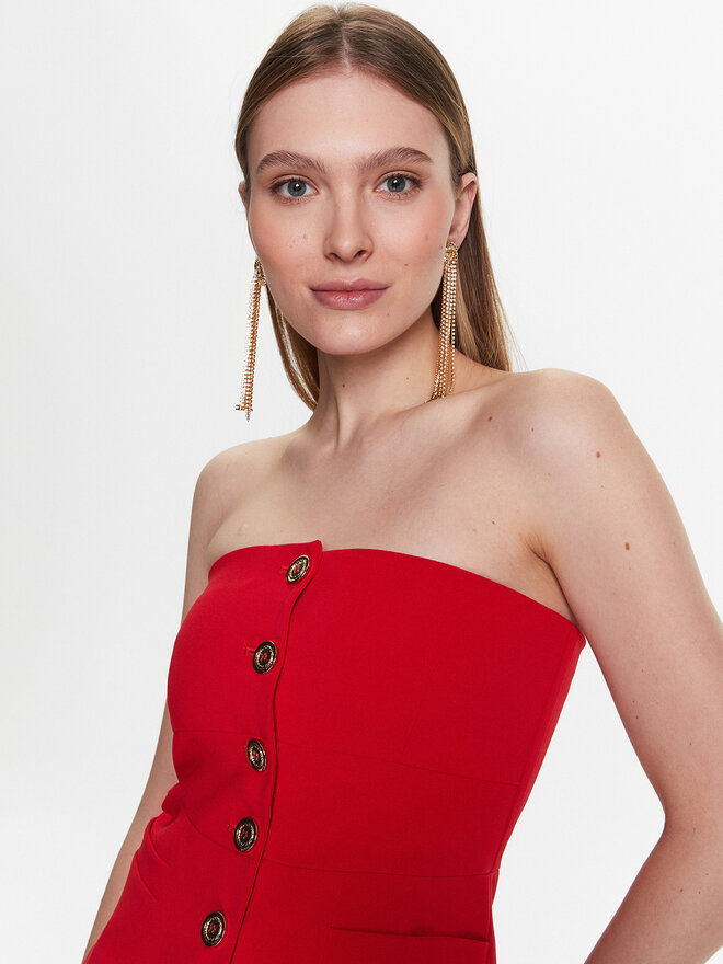 PINKO Pinko Top 100112 7624 Rot Slim Fit