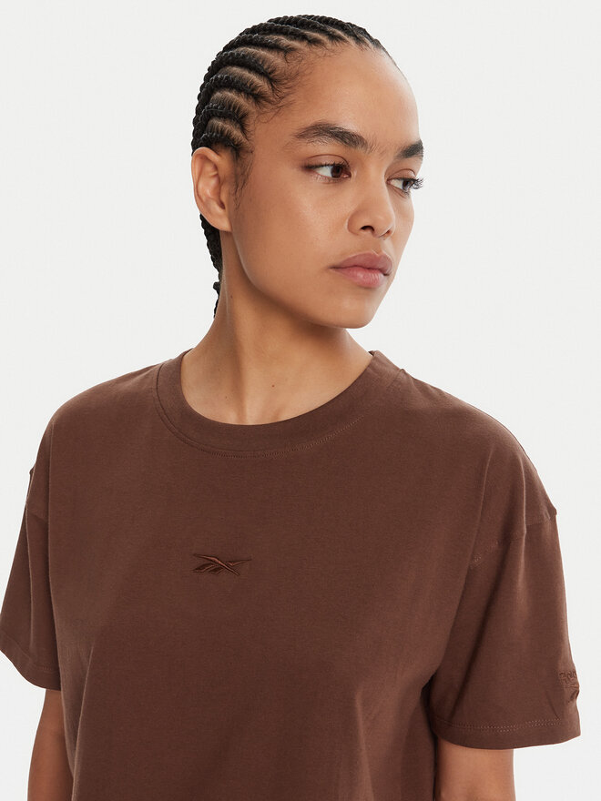 Reebok Reebok Camiseta RK25315CCW Marrón Regular Fit