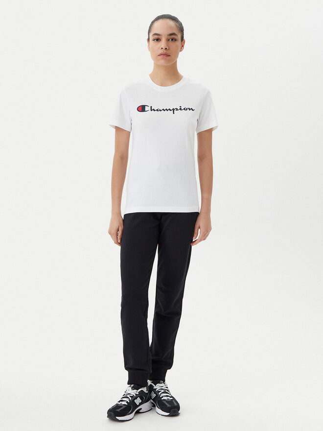Champion Champion Marškinėliai 118090 Balta Slim Fit