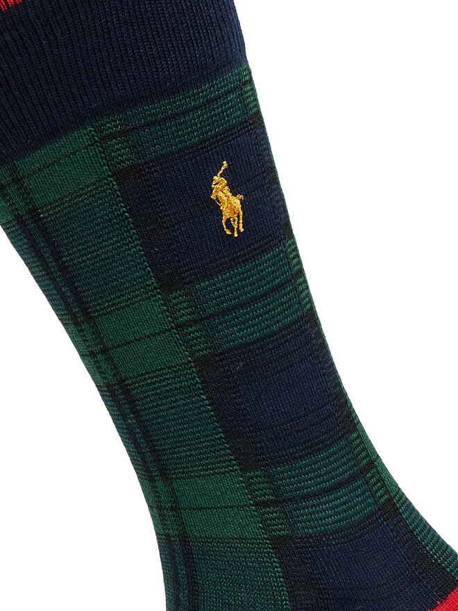Polo Ralph Lauren Zestaw 3 par wysokich skarpet męskich Polo Ralph Lauren 449958861001 Granatowy