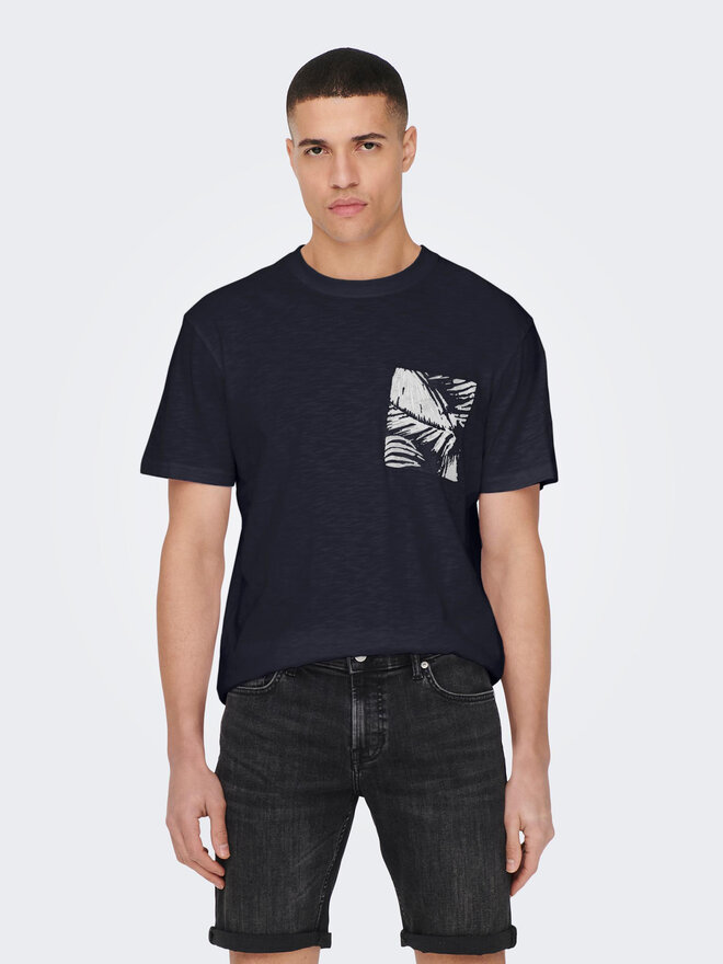 Only & Sons Only & Sons Póló 22025286 Sötétkék Regular Fit
