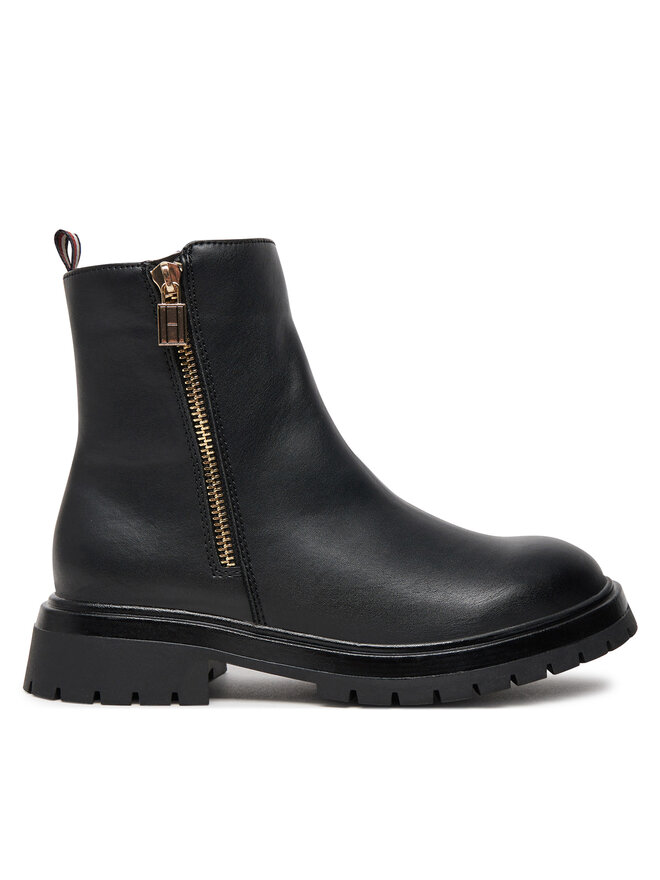 Tommy Hilfiger Μποτάκια Tommy Hilfiger Chelsea Boot T3A5-33566-1351 S Μαύρο