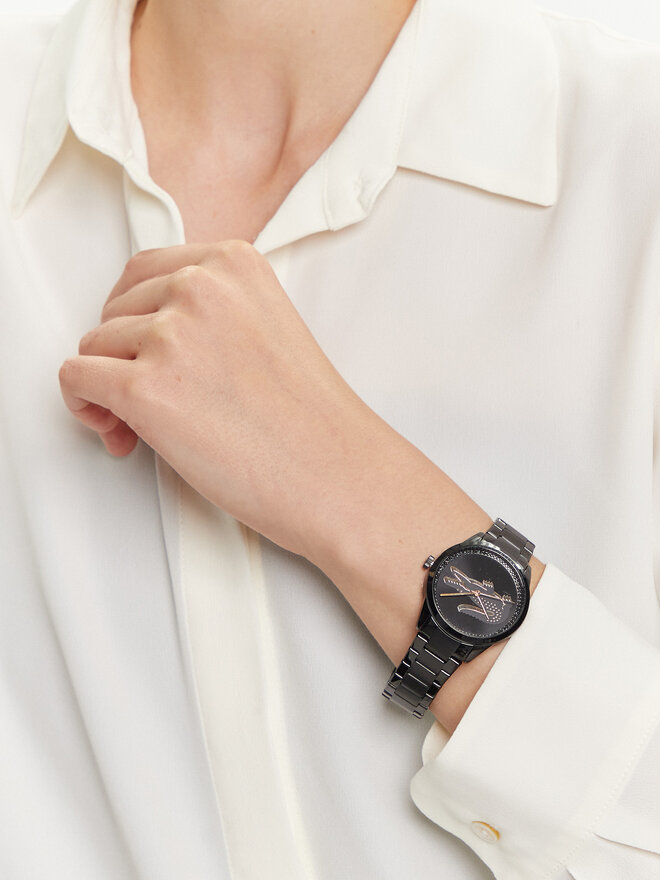 Lacoste Часовник Lacoste Ladycroc 2001192 Черен