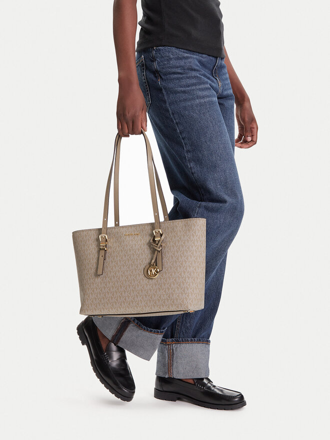 MICHAEL Michael Kors Дамска чанта MICHAEL Michael Kors Quinn 30T5GQNT2V Бежов