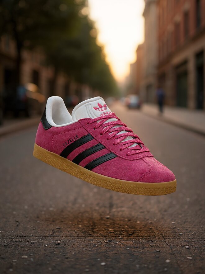 adidas Снікерcи adidas Gazelle JS1382 Рожевий