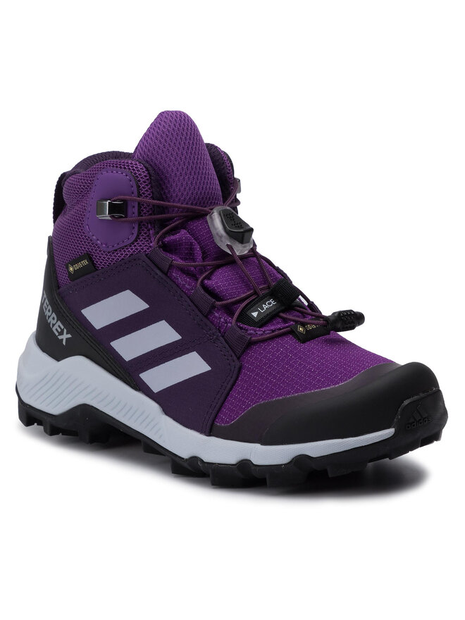 Trekkingi adidas Terrex Mid Gtx K GORE-TEX BC0597 Fioletowy
