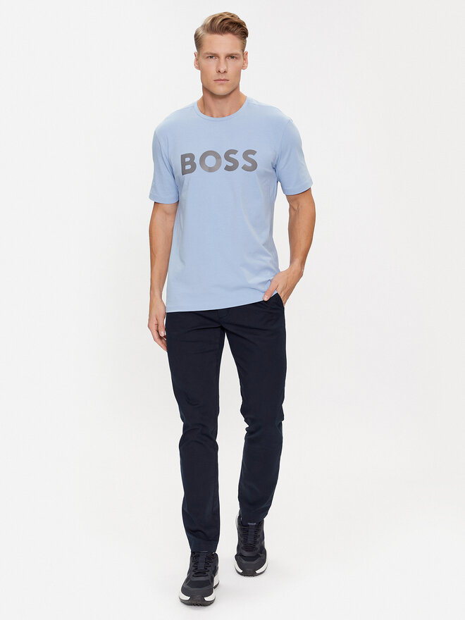 BOSS Boss T-Shirt Tee 8 50501195 Himmelblau Regular Fit
