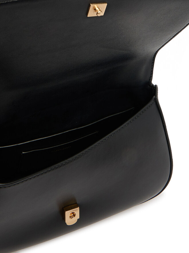 Calvin Klein Handtasche Calvin Klein Ck Convertible Chain Medium Bag LV04F3171G Schwarz