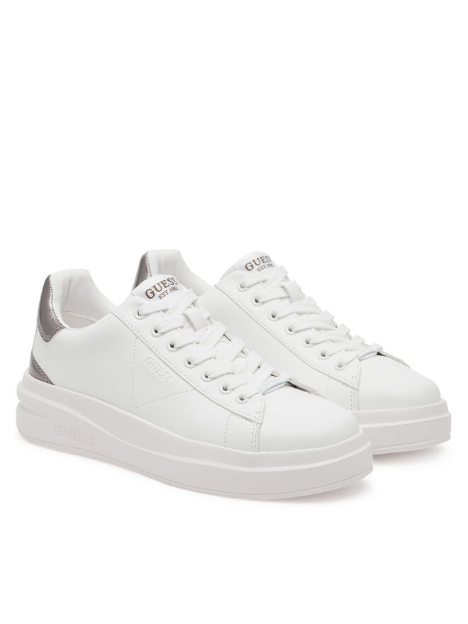 Guess Sneakers Guess FLJBIN LEA12 Alb