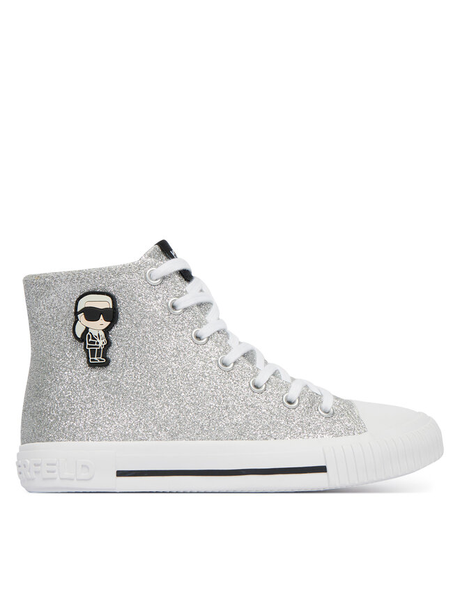 KARL LAGERFELD Sneakers aus Stoff KARL LAGERFELD Z31171 M Grau