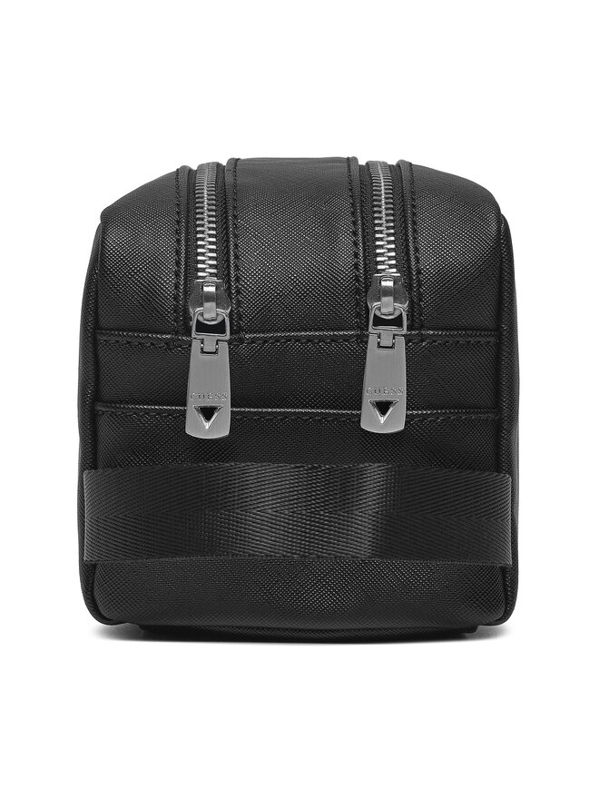 Guess Pochette per cosmetici Guess Certosa Saffiano Eco Accesories PMECSA P4143 Nero