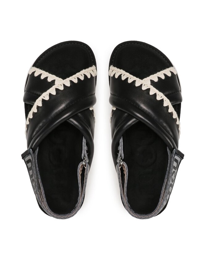 Mou Sandały Mou New Bio # 03 Criss-Cross Upper SW461004C Czarny