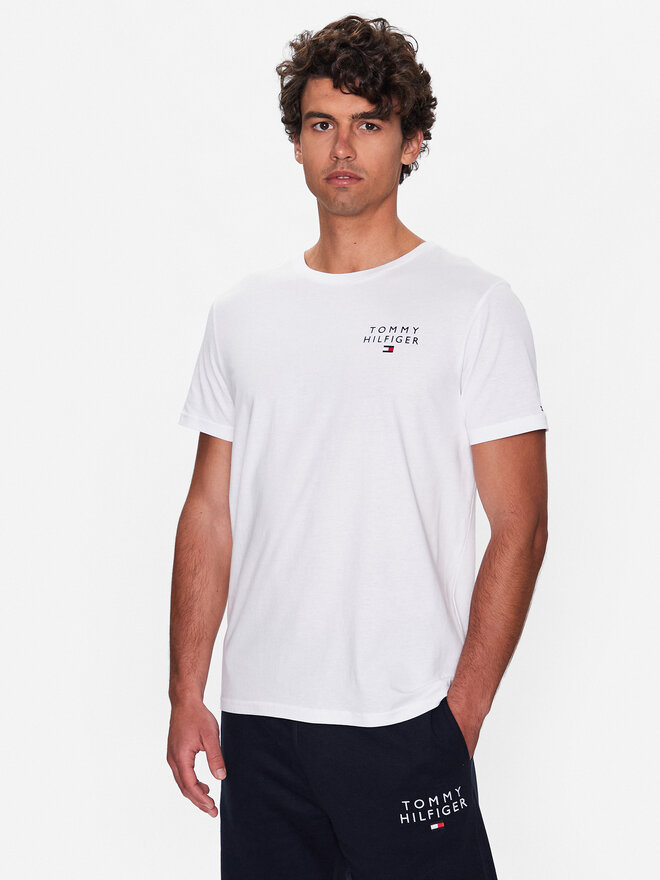 Tommy Hilfiger Tommy Hilfiger Marškinėliai UM0UM02916 Balta Regular Fit