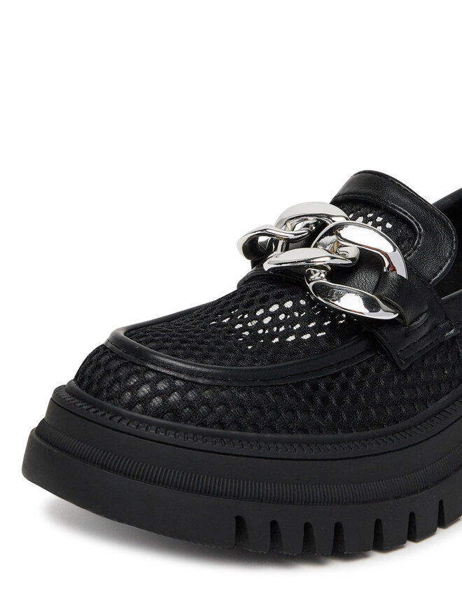 DeeZee Loafersy DeeZee 60062D-2 Černá