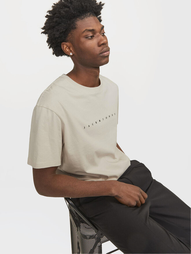 Jack&Jones Jack&Jones Camiseta Star 12234746 Beis Relaxed Fit