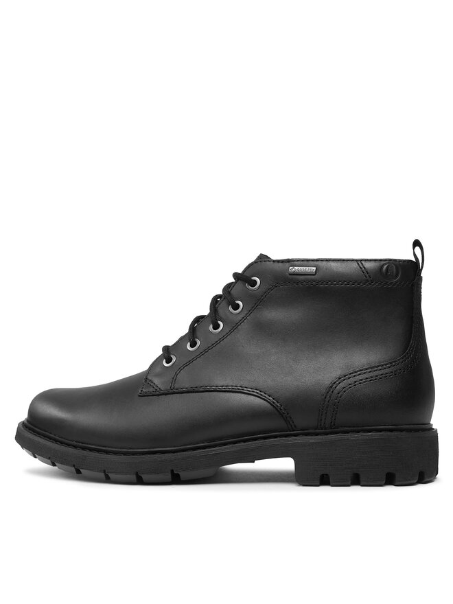 Clarks Šnurovacia obuv Clarks Batcombe Mix Ggtx Gore-Tex 261734277 Čierna