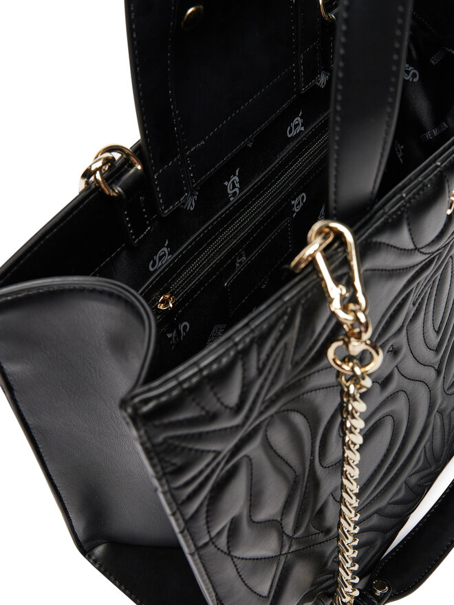 Steve Madden Ročna torba Steve Madden Bstatuss SM13001566 Črna
