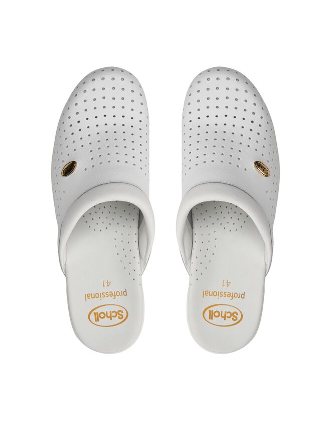 Scholl Šľapky Scholl Clog Back Guard F20175 1065 410 Biela