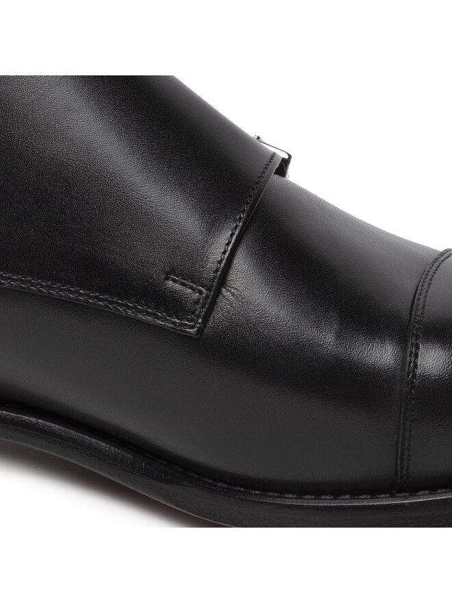 Lord Premium Półbuty Lord Premium Double Monks 5502 Czarny