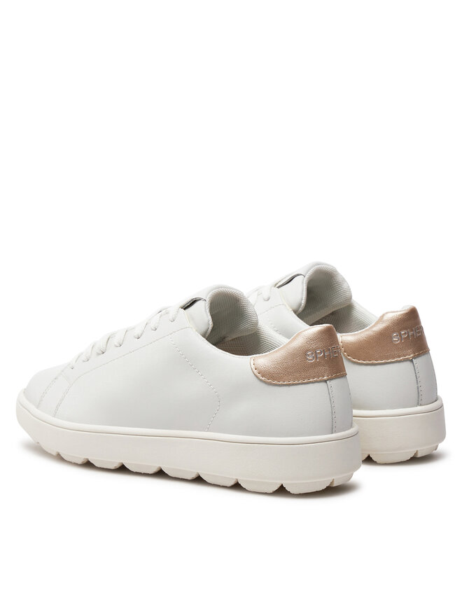 Geox Sneakers Geox D Spherica Ecub-1 D45WEA 09BNF C1327 Bianco