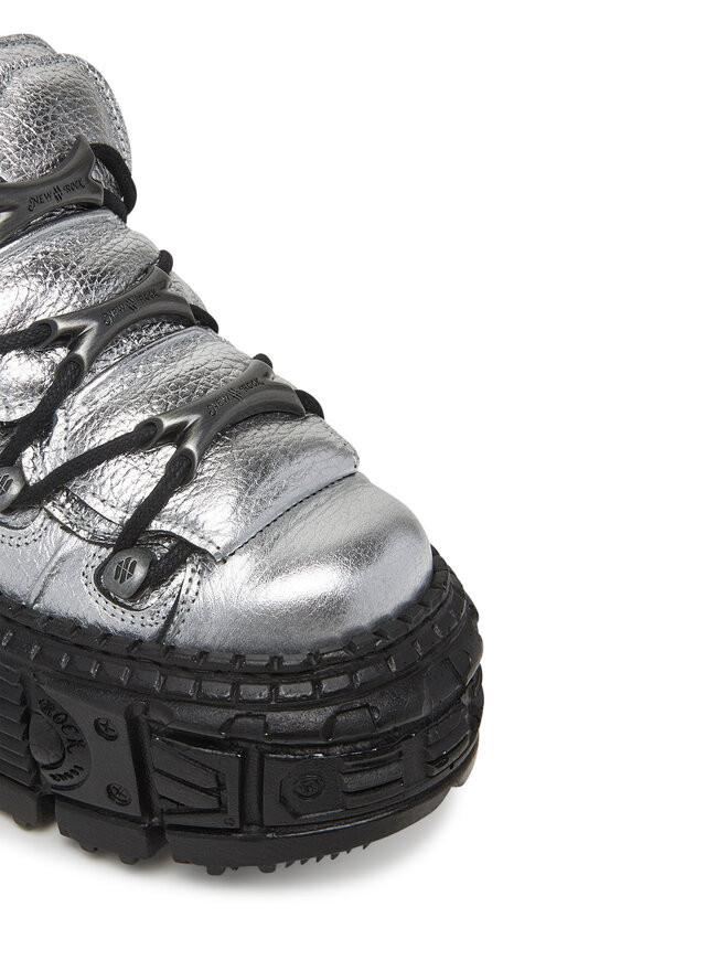 NEW ROCK Stiefeletten NEW ROCK M-106WALL-C16 Silberfarben