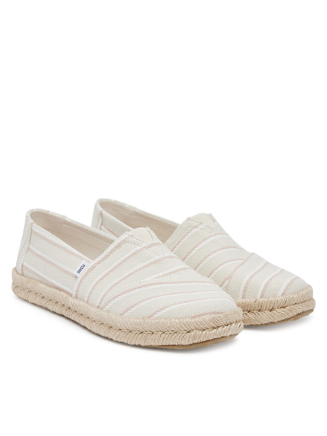 Toms Espadrile Toms Natural Woven Stripes 10021816 Bež