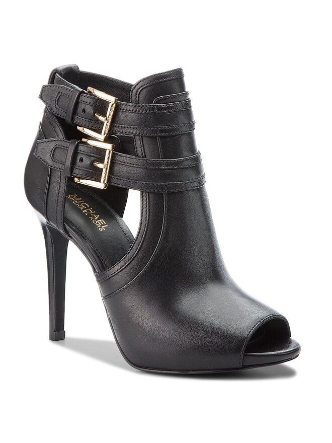 High Heels MICHAEL Michael Kors Blaze Open Toe Bootie 40T7BLHE5L Schwarz eschuhe