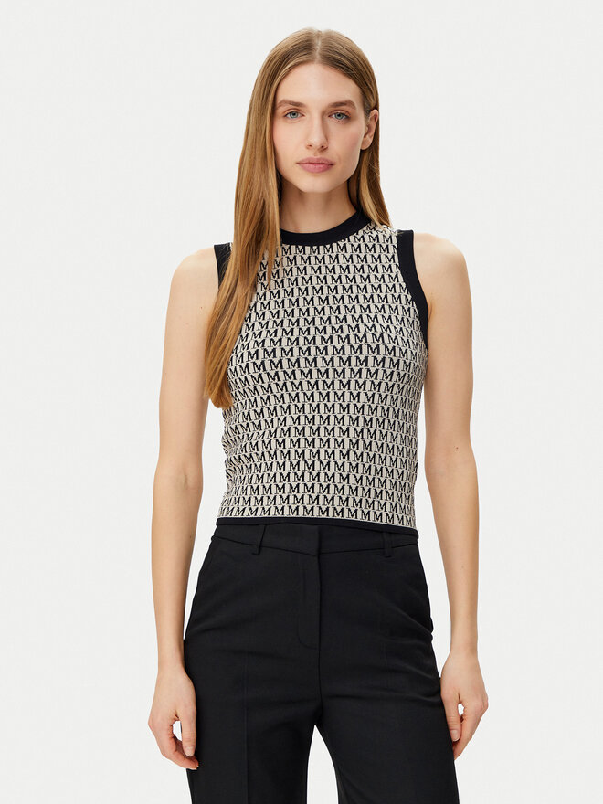 Morgan Morgan Top 251-MESTO Schwarz Regular Fit