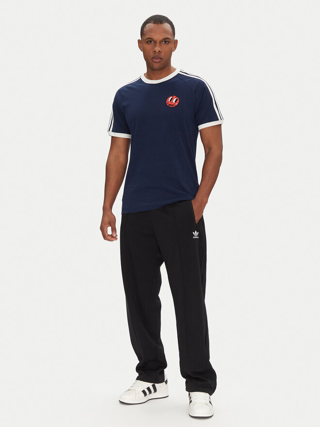 adidas adidas Majica JP0984 Mornarsko modra Slim Fit