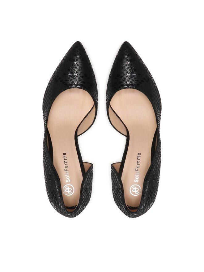 Solo Femme Lodičky Solo Femme 34278-A8-P26/000-04-00 Černá