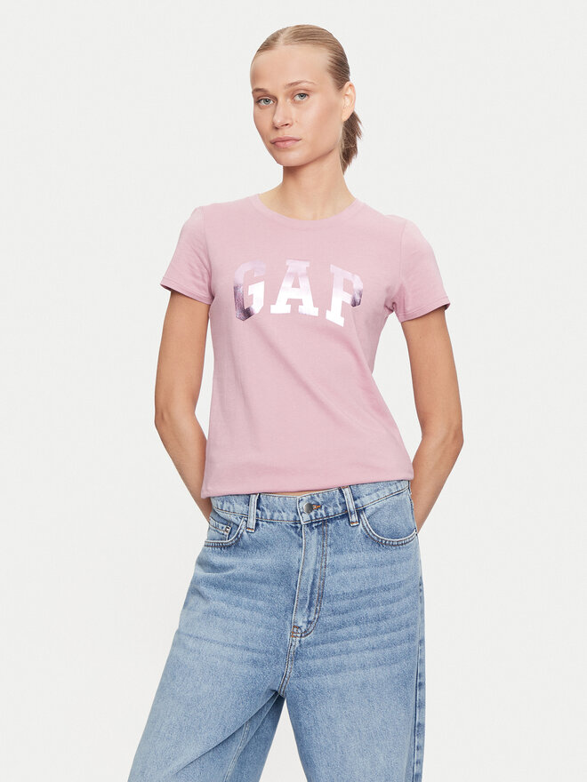 Gap Gap Camiseta 417797-13 Rosa Regular Fit
