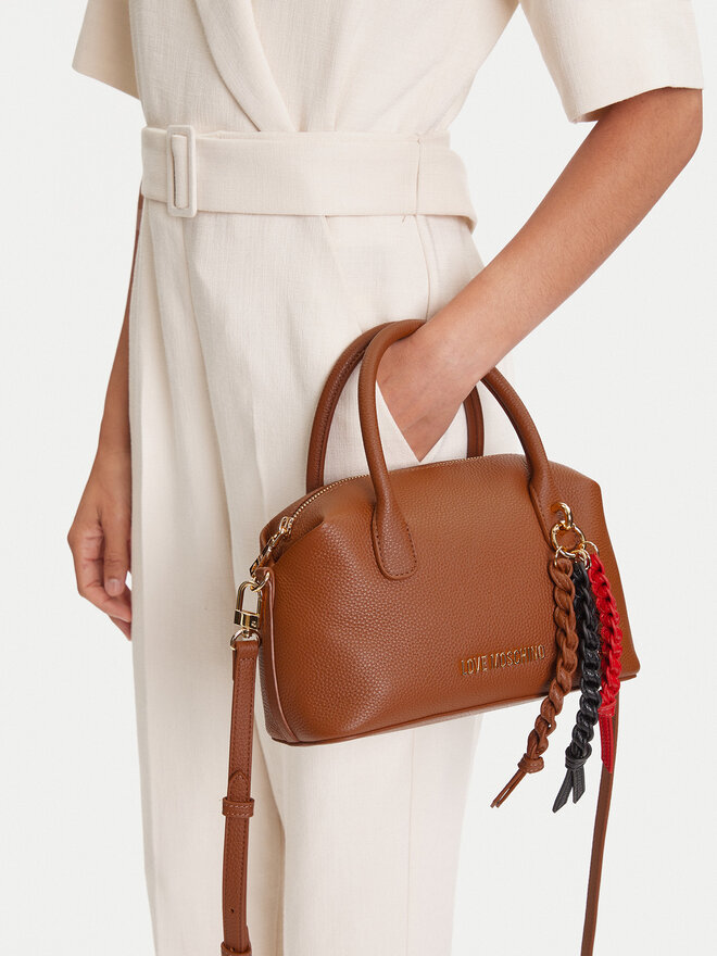 LOVE MOSCHINO Kabelka LOVE MOSCHINO JC4305PP0MK1120A Hnědá