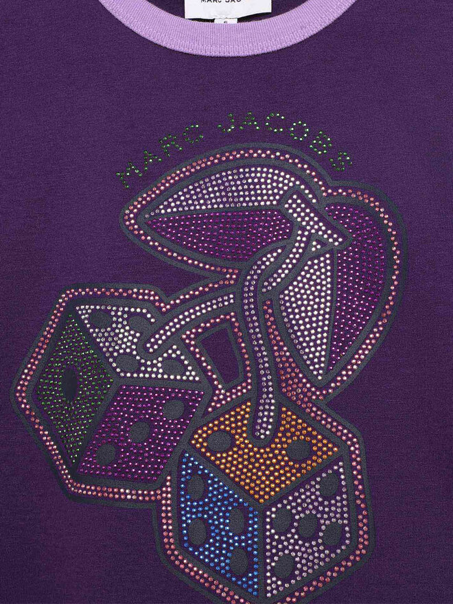 Marc Jacobs Marc Jacobs Футболка W15669 Фіолетовий Regular Fit