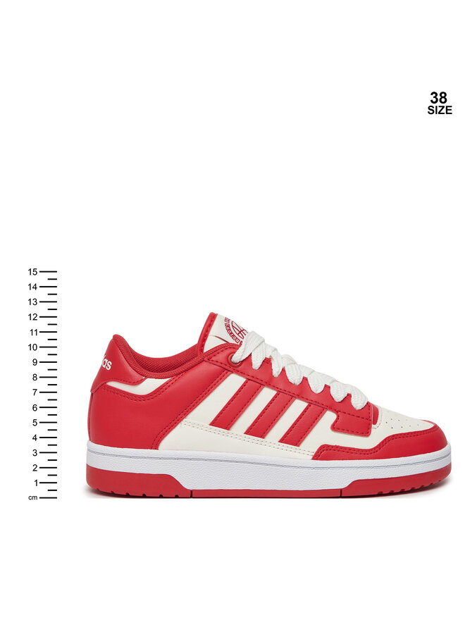 Sneakers adidas Rapid Court Low JR0164 Rot eschuhe