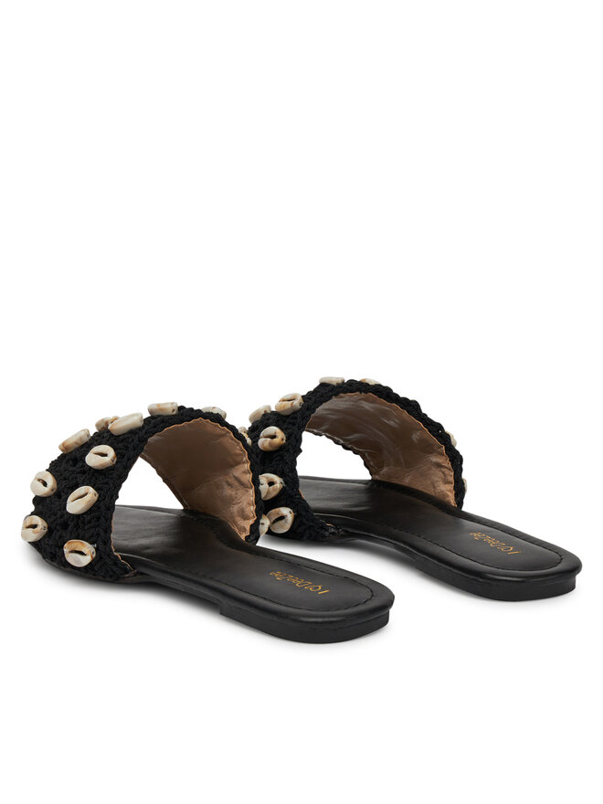 DeeZee Pantoletten DeeZee YD2303-1 Schwarz