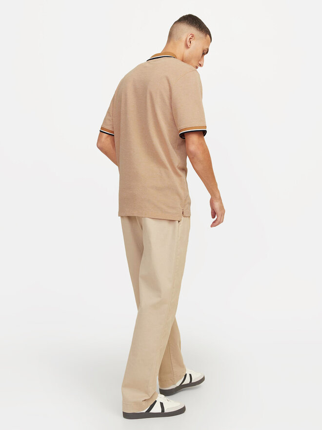 Jack&Jones Jack&Jones Pólóing Bluwin 12169064 Narancssárga Regular Fit
