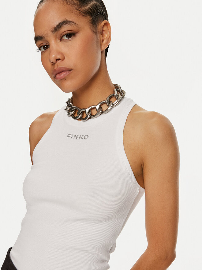 PINKO PINKO Top Distinto 100822 A22X Blanco Regular Fit
