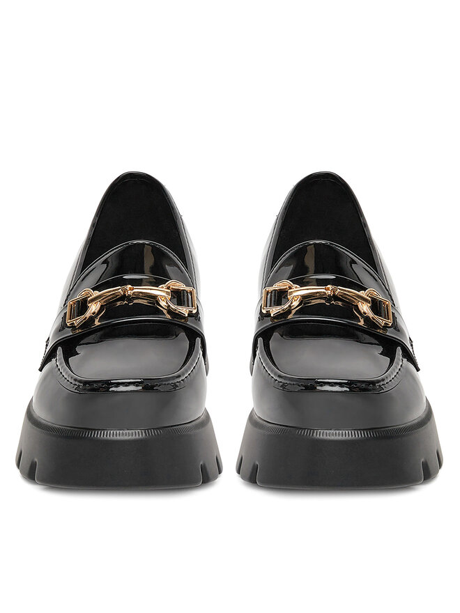 DeeZee Loafersy DeeZee HXG2052-296 Czarny