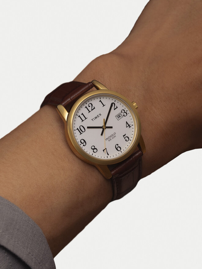Timex Laikrodis Timex Easy Reader TW2W95500 Auksinė