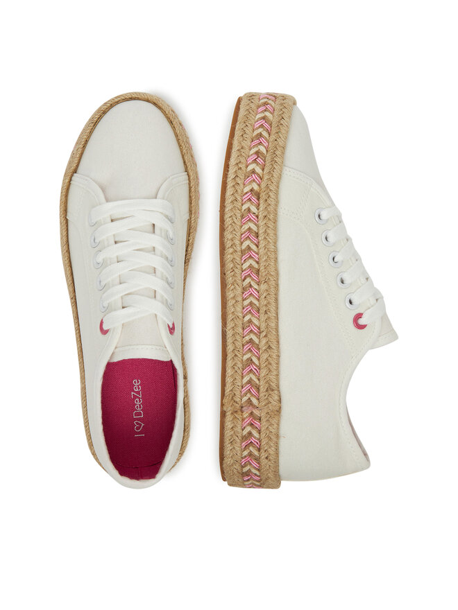 DeeZee Espadrilles DeeZee ZYKS306 Fehér