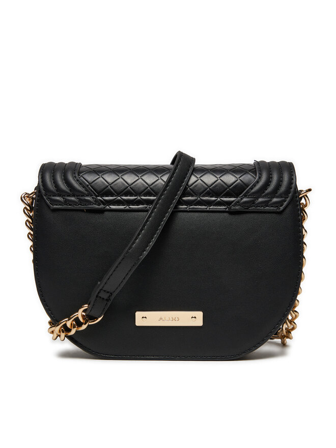 Handtasche Aldo Saddlebae 13762052 Schwarz eschuhe