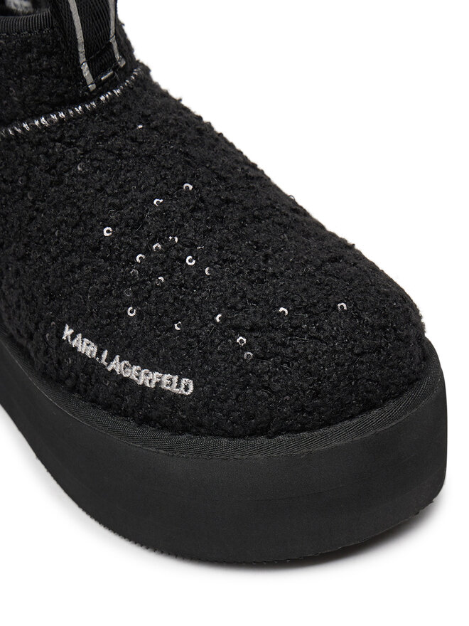 KARL LAGERFELD Členková obuv KARL LAGERFELD KL48522W Čierna