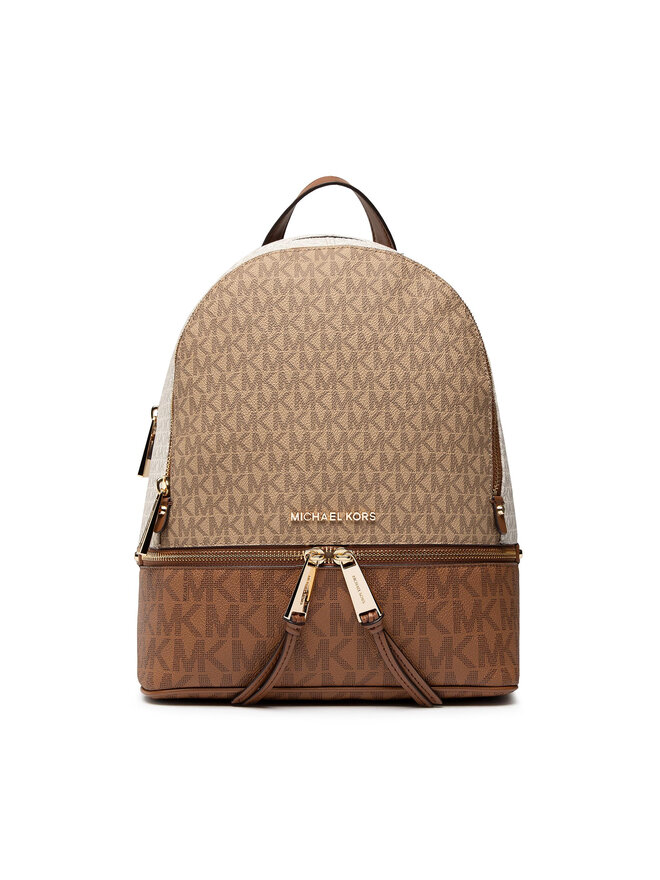 MICHAEL Michael Kors Rucksack MICHAEL Michael Kors Rhea Zip 30S0GEZB2V Braun