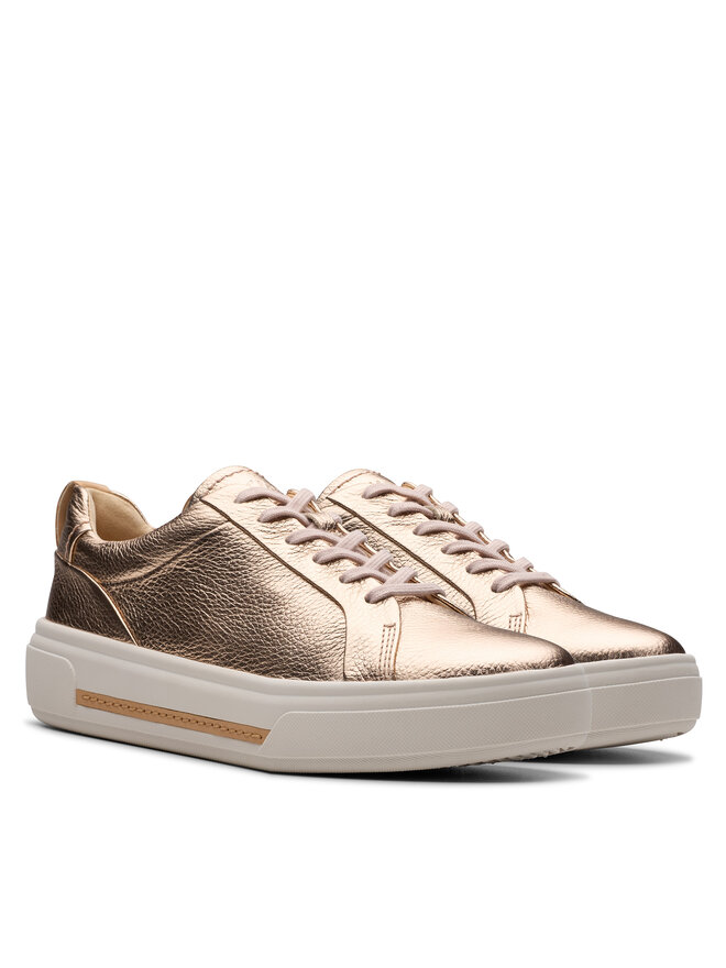 Clarks Sneakersy Clarks Hollyhock Walk 26181357 Złoty