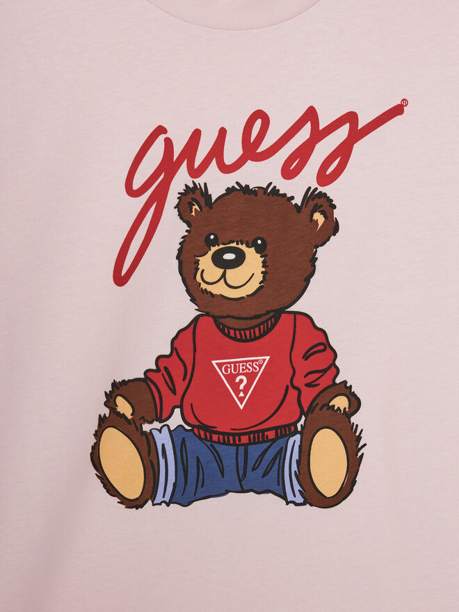 Guess Guess Marškinėliai H4BJ06 I3Z14 Rožinė Regular Fit