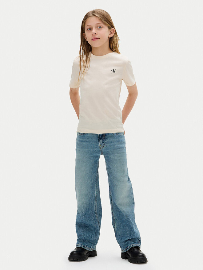 Calvin Klein Jeans Calvin Klein Jeans 2er-Set T-Shirts Monologo IB0IB01093 M Beige Regular Fit