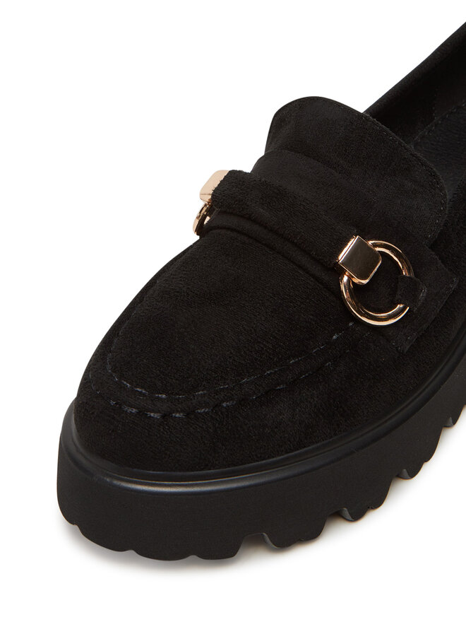 DeeZee Loafersy DeeZee LE601-4 Czarny