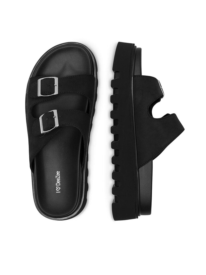 DeeZee Klapki DeeZee HY86009-19 Czarny